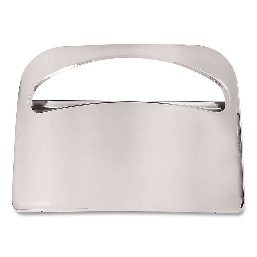 Boardwalk&reg; Toilet Seat Cover Dispenser, Steel, Chrome, Half-Fold (BWKKD200)