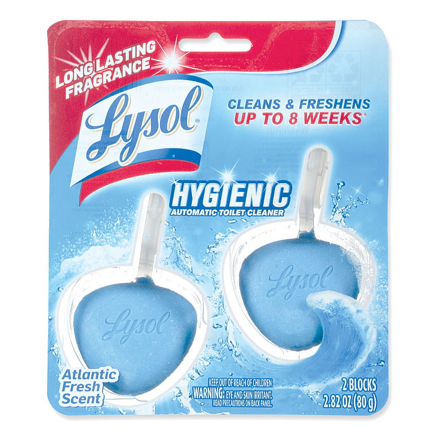 Lysol&reg; Auto Toilet Bowl Cleaner, Spring Waterfall, 2 Pack (83721)