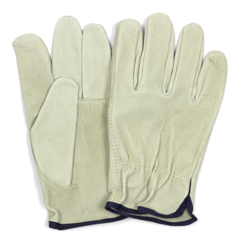 Safety Zone Standard Grain Pigskin Driver Gloves, 12 Pairs (GWPSLDR1-X)