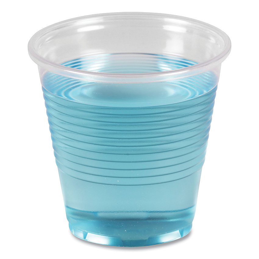 Boardwalk&reg; Clear Plastic 5 oz. Drinking Cups, 2,500 Cups (BWKTRANSCUP5CT)
