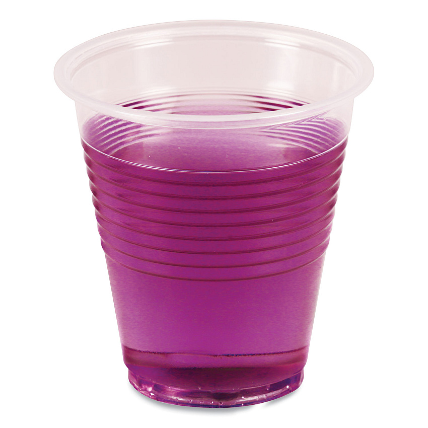 Boardwalk&reg; Translucent Plastic Cold Cups, 3oz, 125/Pack (BWKTRANSCUP3PK)