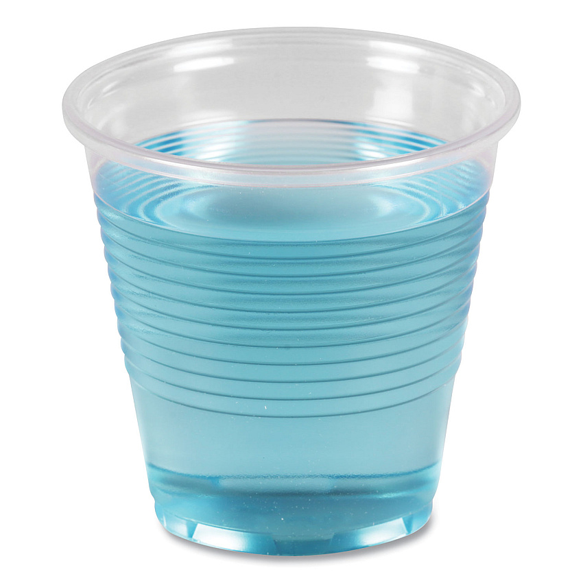 Boardwalk&reg; Translucent Plastic Cold Cups, 5oz, 100/Pack (BWKTRANSCUP5PK)
