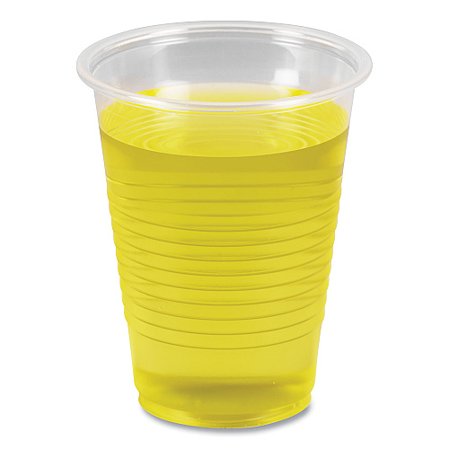Boardwalk&reg; Translucent 7 oz. Plastic Cold Cups, 100 Cups (BWKTRANSCUP7PK)
