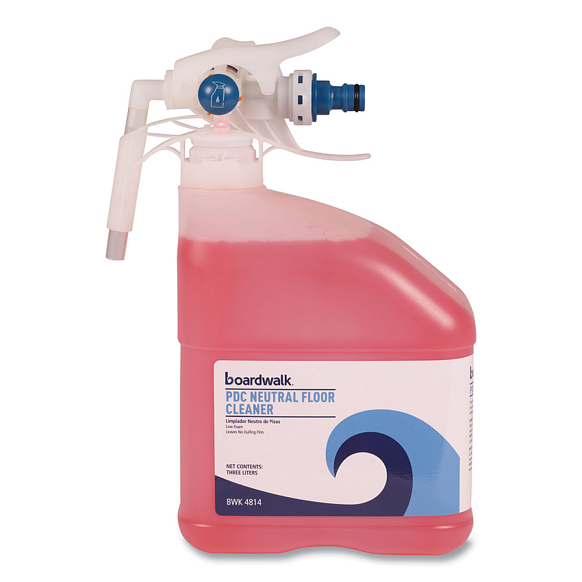 Boardwalk&reg; PDC Neutral Floor Cleaner, 3 Liter, Tangy Fruit, Each (BWK4814EA)