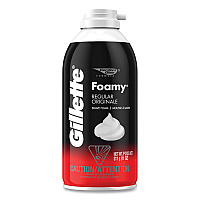 Gillette Foamy Shave Cream, Original Scent, 11 oz Aerosol Spray, 12/Carton (24040CT)