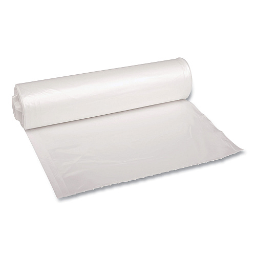 Boardwalk&reg; 33 Gallon Clear Garbage Bags, 33x39, 1.47mil, 100 Bags, BWK534
