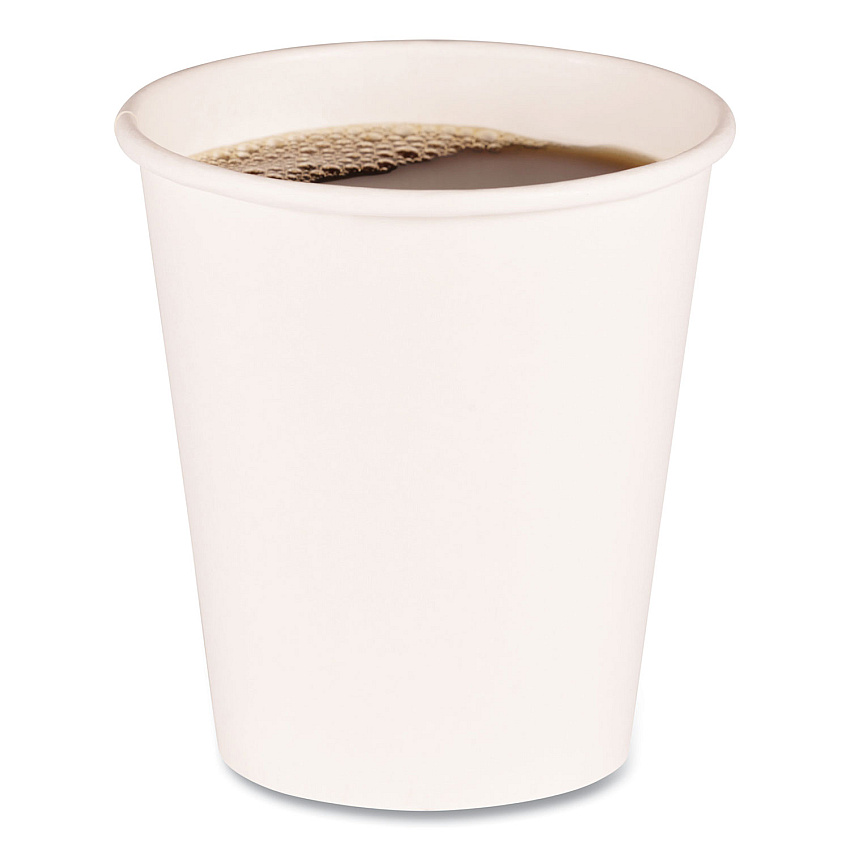 Boardwalk&reg; Paper Hot Cups, 10 oz. White, 1000/Carton (BWKWHT10HCUP)
