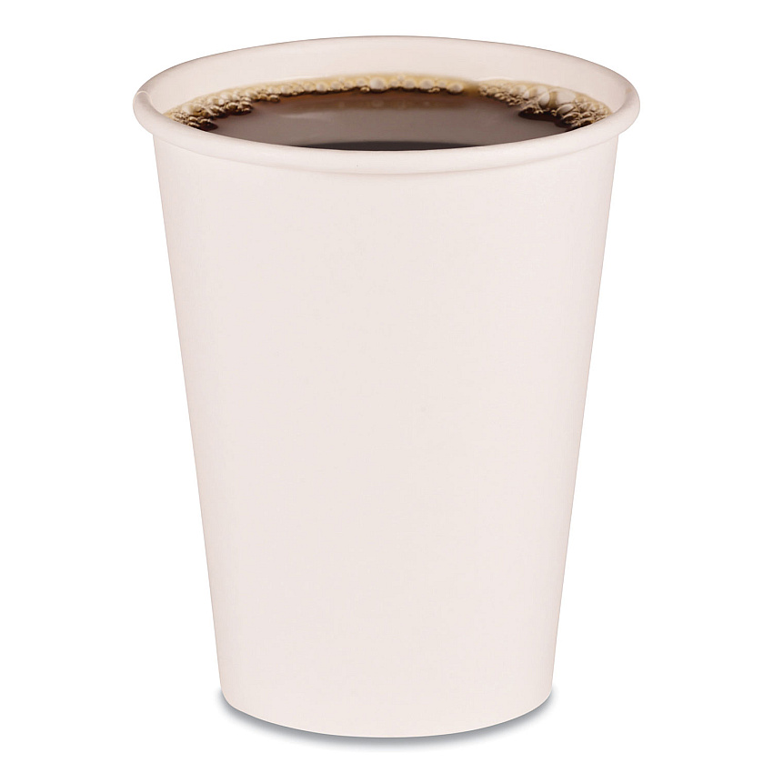 Boardwalk&reg; 12 oz. Paper Hot Cups, White, 1,000 Cups (BWKWHT12HCUP)