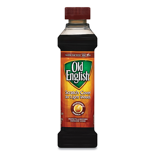 OLD ENGLISH Furniture Scratch Cover, For Light Wood, 8oz Bottle (75462)