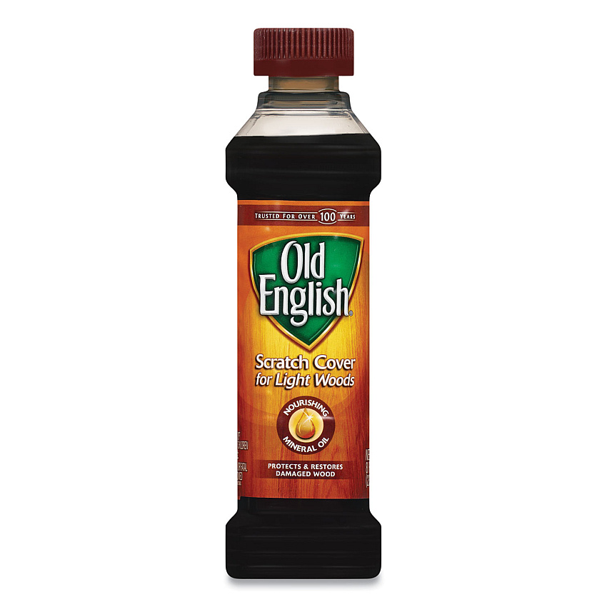 OLD ENGLISH Furniture Scratch Cover, For Light Wood, 8oz Bottle (75462)