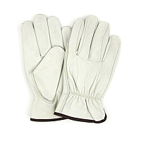 Safety Zone Standard Grain Pigskin Driver Gloves, 12 Pairs (GWPSLDR1-L)