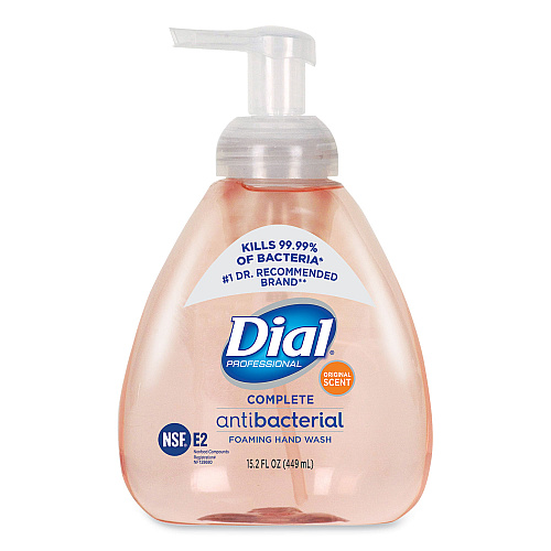 Dial Antibacterial Foaming Hand Wash, Original Scent, 15.2 oz, 4/Carton (98606)