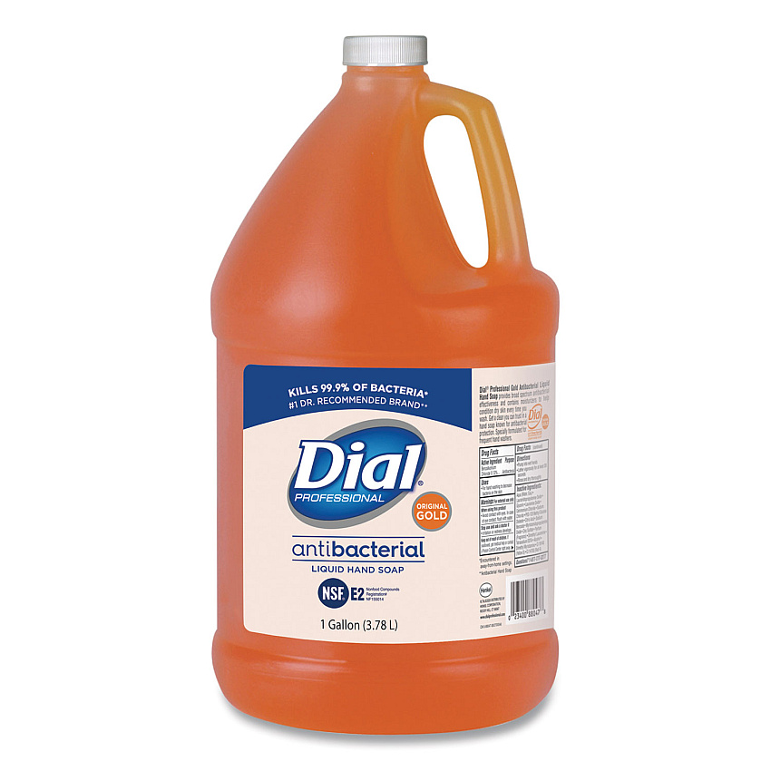 Dial Gold Antibacterial Liquid Hand Soap, Floral Scent, 1 gal (88047EA)