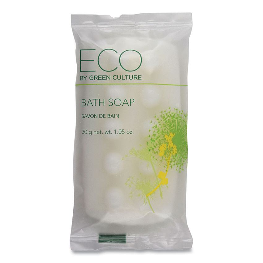 Eco Bath Massage Bar, Clean Scent, 1.06 oz, 300/Carton (SPEGCBH)