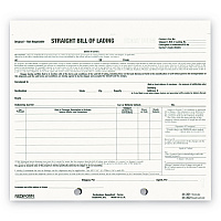 Rediform Snap-A-Way Bill of Lading, Short Form, Three-Part Carbonless, 7 x 8.5, 250 Forms Total (44301)
