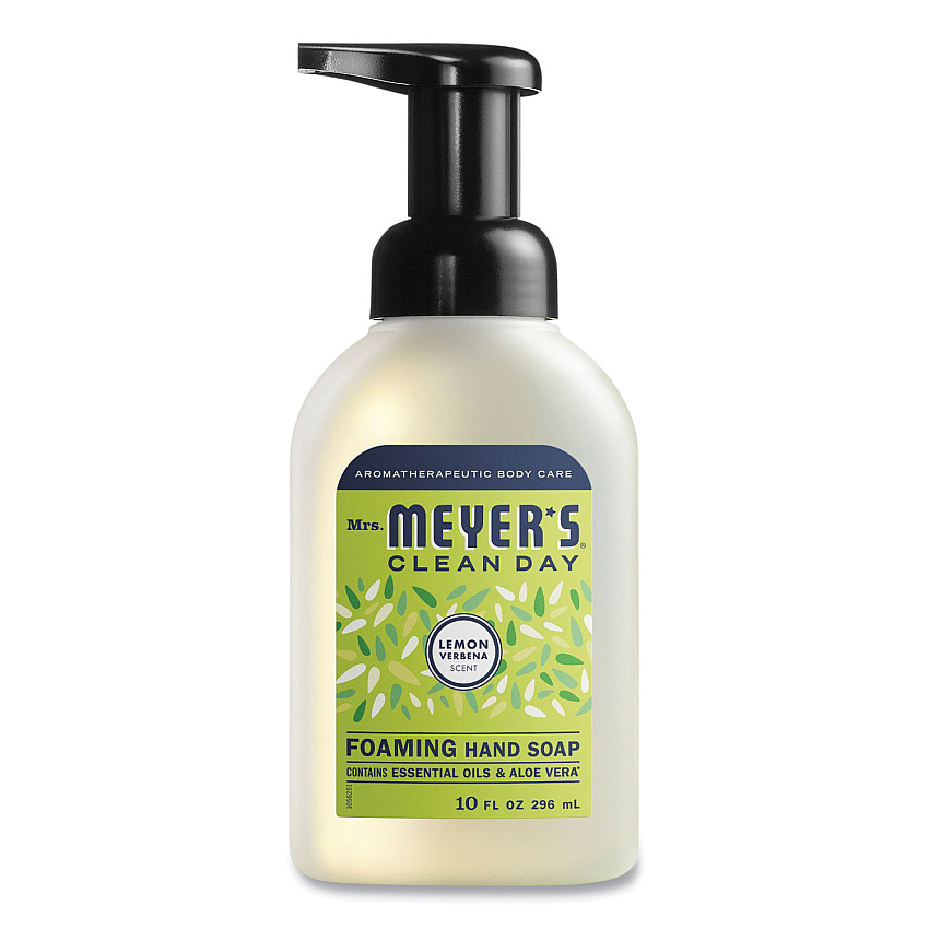 Mrs. Meyer's Foaming Hand Soap, Lemon Verbena Scent, 10 oz, 6/Carton (662032)