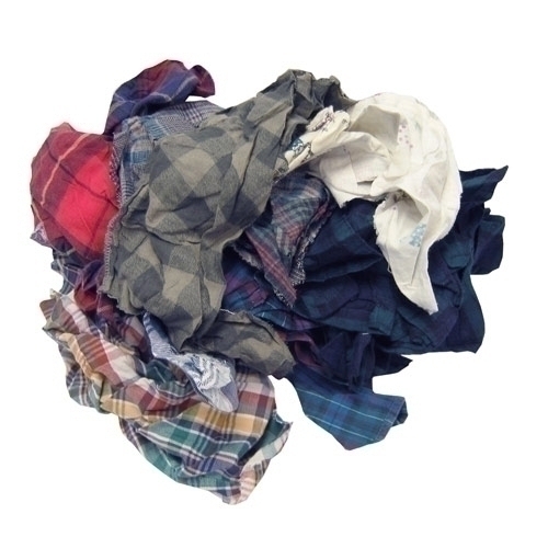 Reclaimed Flannel Garments, 25lb Box (180-25)