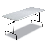 Iceberg IndestrucTables Too 600 Series Folding Table, Rectangular, 72