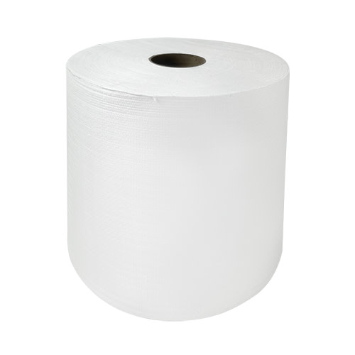 Shopworks W600 Series Wiper, Hydroknit, White, 12x12, Medium Duty, Roll, 1100/rl - 1 Roll (644955)