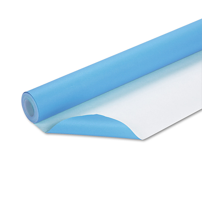 Pacon Fadeless Paper Roll, 50 lb Bond Weight, 48" x 50 ft, Brite Blue (57175)