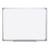 MasterVision Earth Silver Easy Clean Dry Erase Boards, 96 x 48, White Surface, Silver Aluminum Frame (MA2100790)