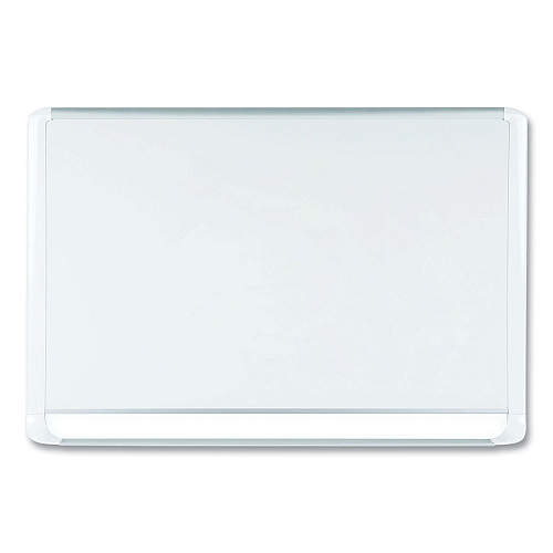 MasterVision Gold Ultra Magnetic Dry Erase Boards, 48 x 36, White Surface, White Aluminum Frame (MVI050205)