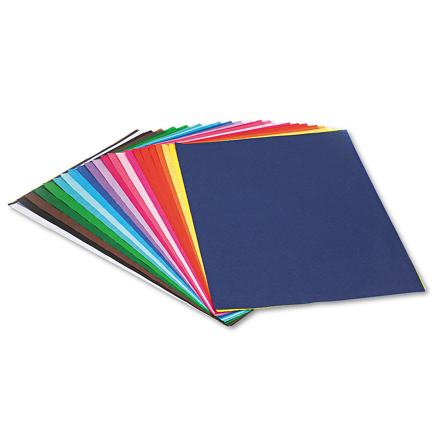 Pacon Spectra Art Tissue, 23 lb Tissue Weight, 12 x 18, Assorted, 100/Pack (59530)