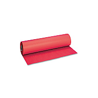 Pacon Decorol Flame Retardant Art Rolls, 40 lb Cover Weight, 36" x 1000 ft, Cherry Red (101203)