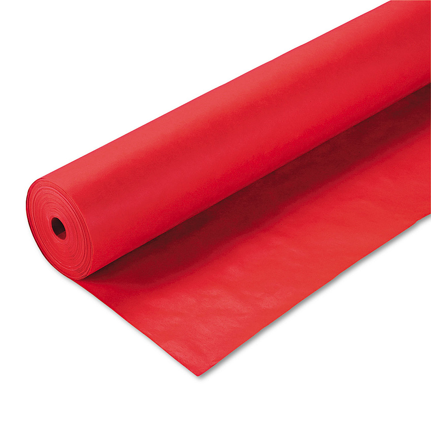 Pacon Spectra ArtKraft Duo-Finish Paper, 48 lb Text Weight, 48" x 200 ft, Flame (67034)