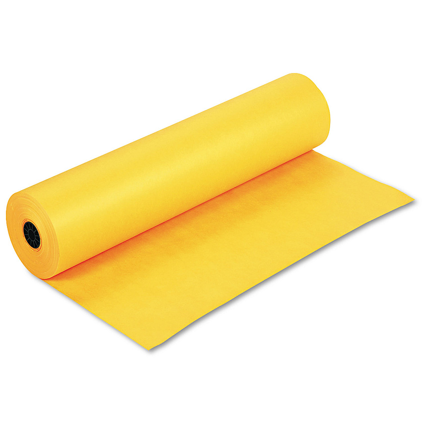 Pacon Spectra ArtKraft Duo-Finish Paper, 48 lb Text Weight, 36" x 1,000 ft, Autumn Gold (67091)