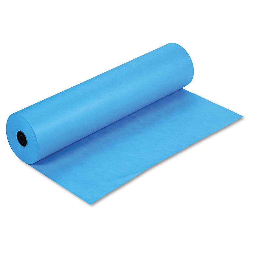 Pacon Spectra ArtKraft Duo-Finish Paper, 48 lb Text Weight, 36" x 1,000 ft, Bright Blue (67171)