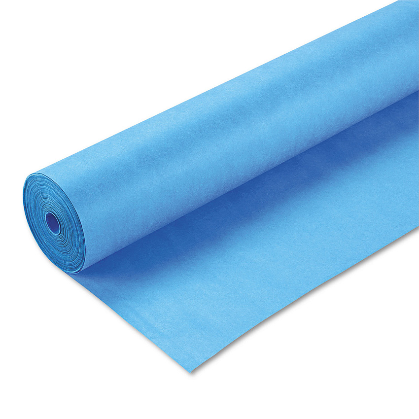 Pacon Spectra ArtKraft Duo-Finish Paper, 48 lb Text Weight, 48" x 200 ft, Bright Blue (67174)