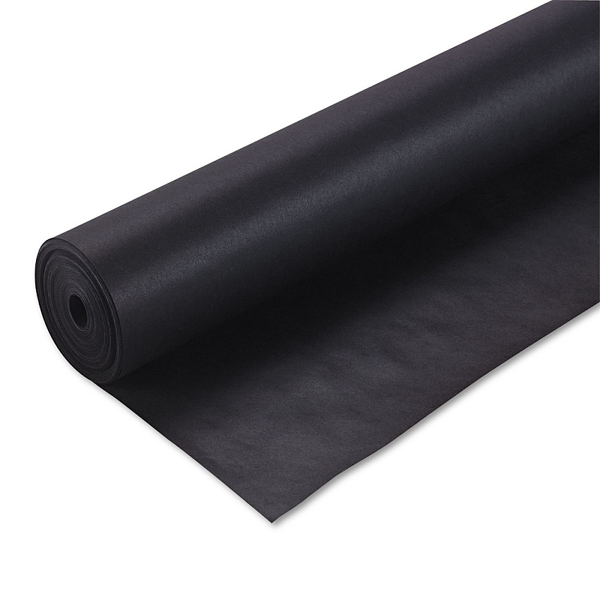 Pacon Spectra ArtKraft Duo-Finish Paper, 48 lb Text Weight, 48" x 200 ft, Black (67304)