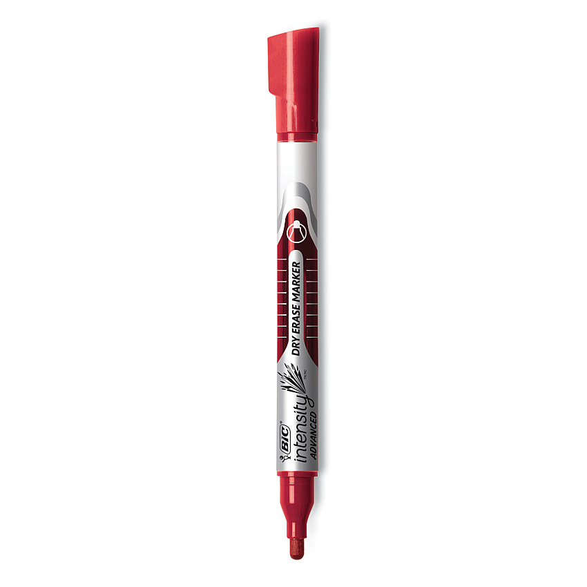 BIC Intensity Advanced Dry Erase Marker, Medium Bullet Tip, Assorted Colors, 4/Pack (GELIPP41AST)