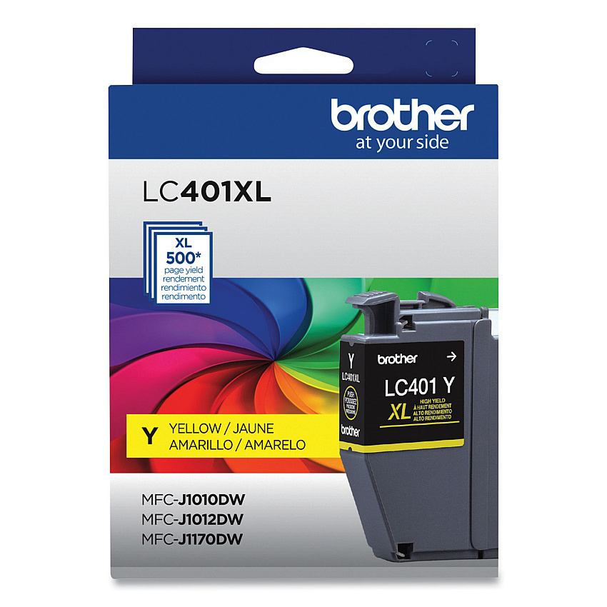 Brother LC401XLYS High-Yield Ink, 500 Page-Yield, Yellow