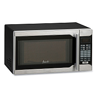 Avanti 0.7 Cu.ft Capacity Microwave Oven, 700 Watts, Black/Stainless Steel (MO7103SST)