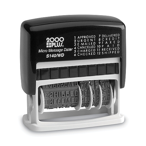 2000 PLUS Micro Message Dater, Self-Inking (011090)