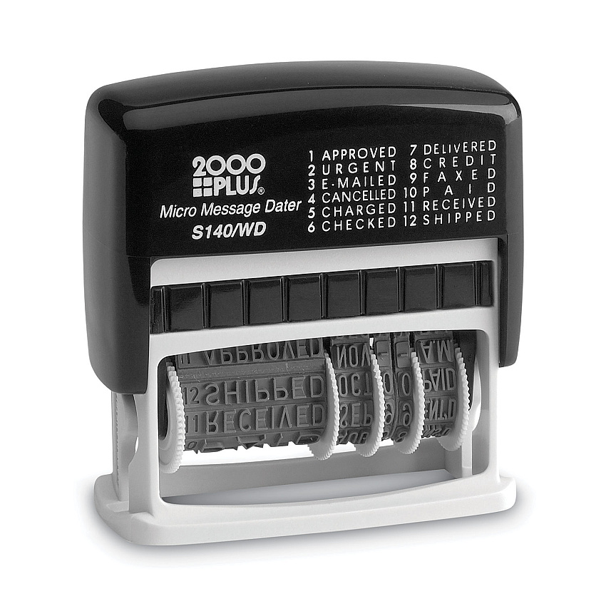 2000 PLUS Micro Message Dater, Self-Inking (011090)