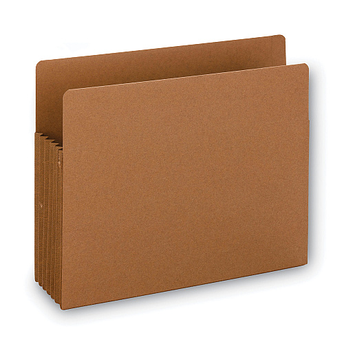 Smead Heavy-Duty Redrope End Tab TUFF Pockets, 5.25" Expansion, Letter Size, Redrope, 10/Box (73790)