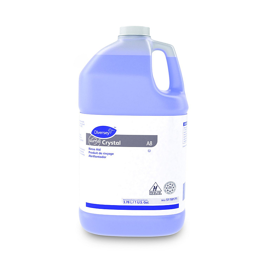 Diversey Suma Crystal A8 Concentrate, 1 gal Container, 4/Carton (5118171)