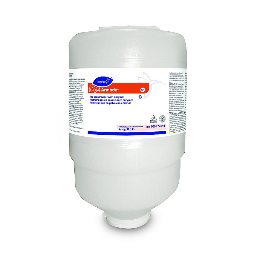 Diversey Suma ElimineX D3.1 Armada K7.1, 8.8 lb, 2/Carton (100977698)