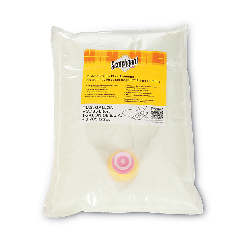 Scotchgard Resilient Floor Protector, 1 gal Bag, 2/Carton (85861)