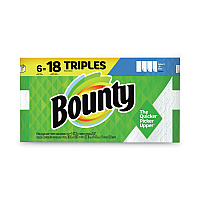 Bounty&reg; Kitchen Paper Towels, 2-Ply, 147 Sheet, 6 Rolls (67001)