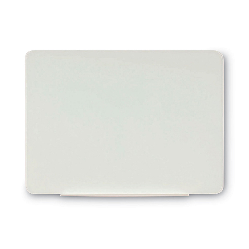 MasterVision Magnetic Glass Dry Erase Board, 36 x 24, Opaque White Surface (GL070101)