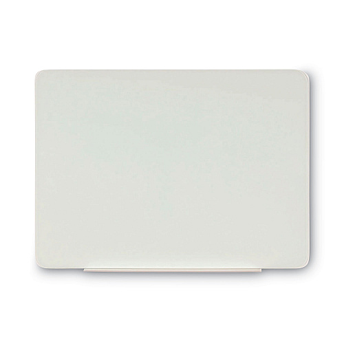 MasterVision Magnetic Glass Dry Erase Board, 48 x 36, Opaque White Surface (GL080101)