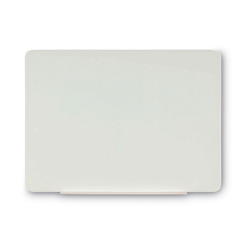 MasterVision Magnetic Glass Dry Erase Board, 48 x 36, Opaque White Surface (GL080101)
