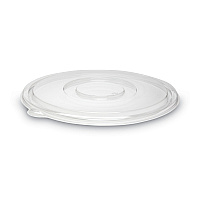 WNA Caterline Pack n' Serve Plastic Lids, Flat Lid, 12
