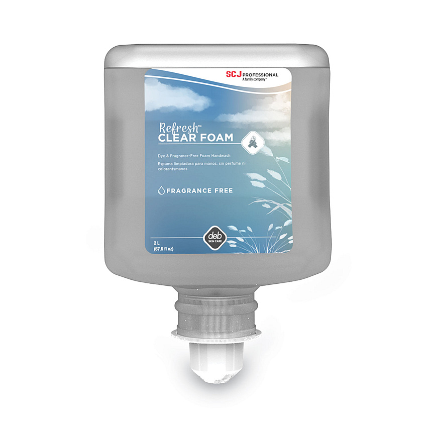 SC Johnson Professional Refresh Foaming Hand Soap Manual Cartridge Refill, Unscented, 1 L, 6/Carton (CLR1L)