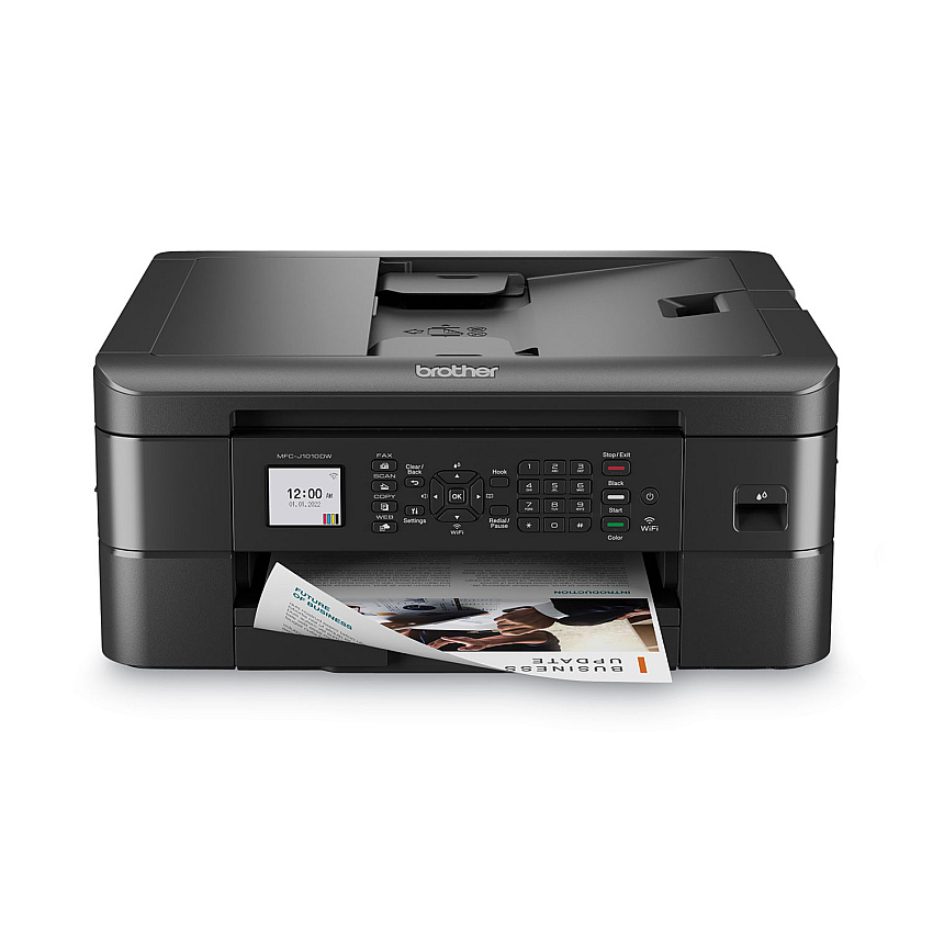 Brother MFC-J1010DW All-in-One Color Inkjet Printer, Copy/Fax/Print/Scan