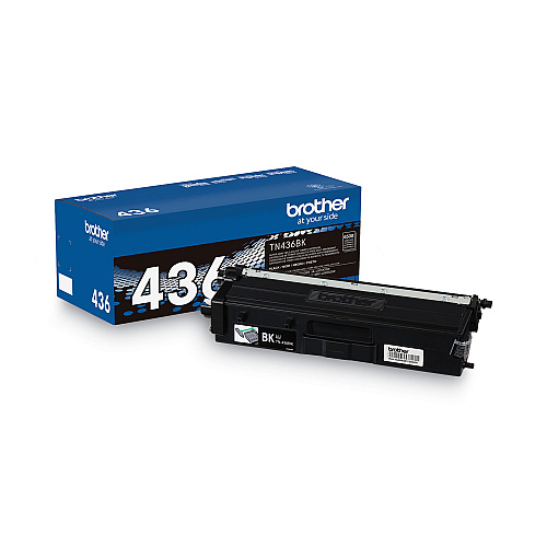 Brother TN436BK Super High-Yield Toner, 6,500 Page-Yield, Black
